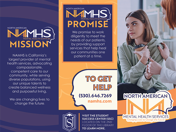 Mental health care and therapy & counseling services at Simpson University.